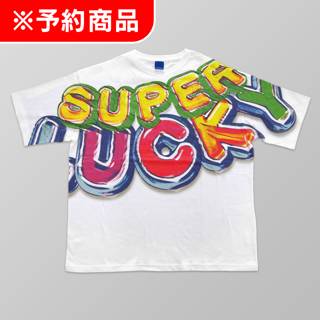SUPER LUCKY 油彩タッチTシャツ