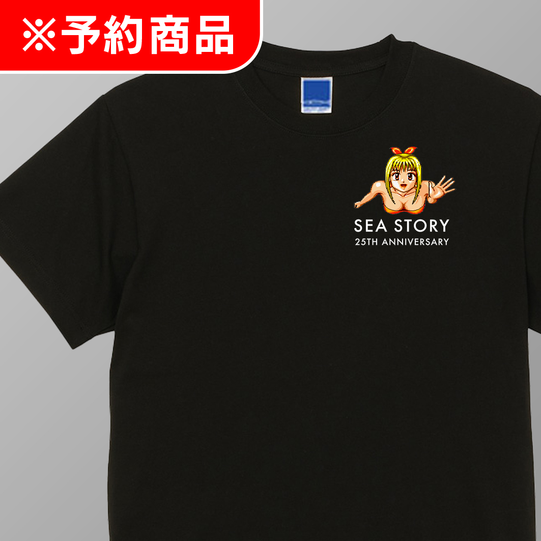 海物語 25th オリジナルTシャツ Dot Marine Ver. Black