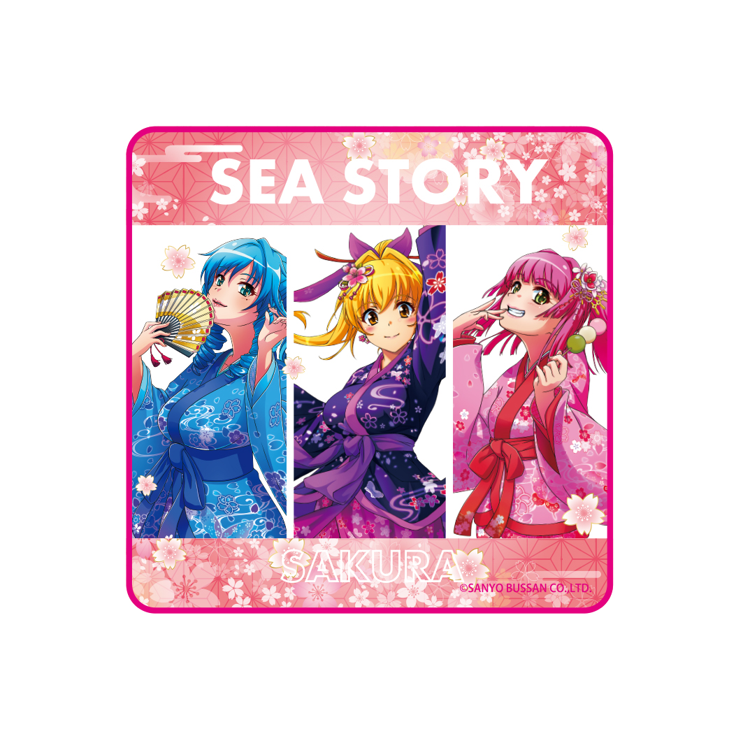 海物語 オリジナルタオルハンカチ 桜満開Ver.