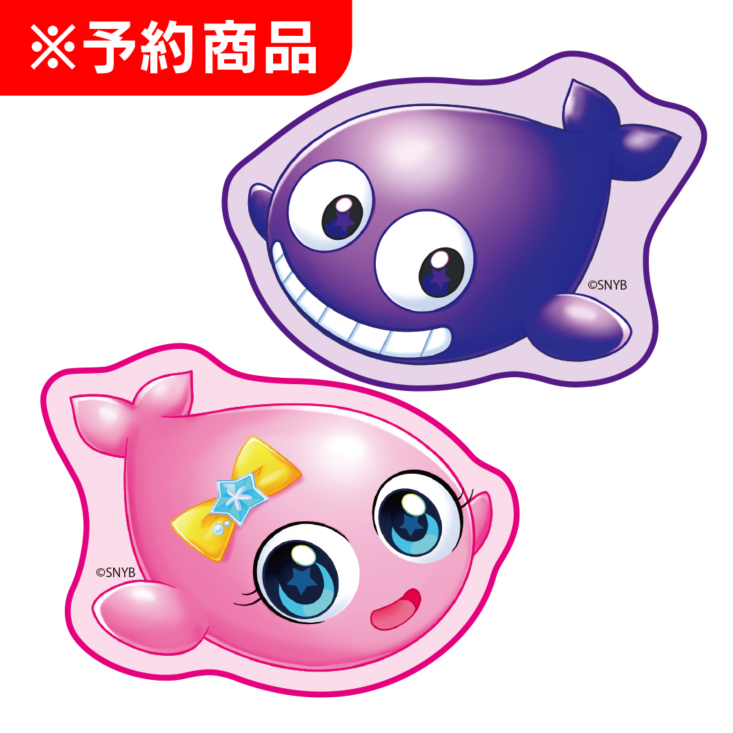 海物語 クジラッキー＆クジラブリー ダイカットタオルハンカチセット
