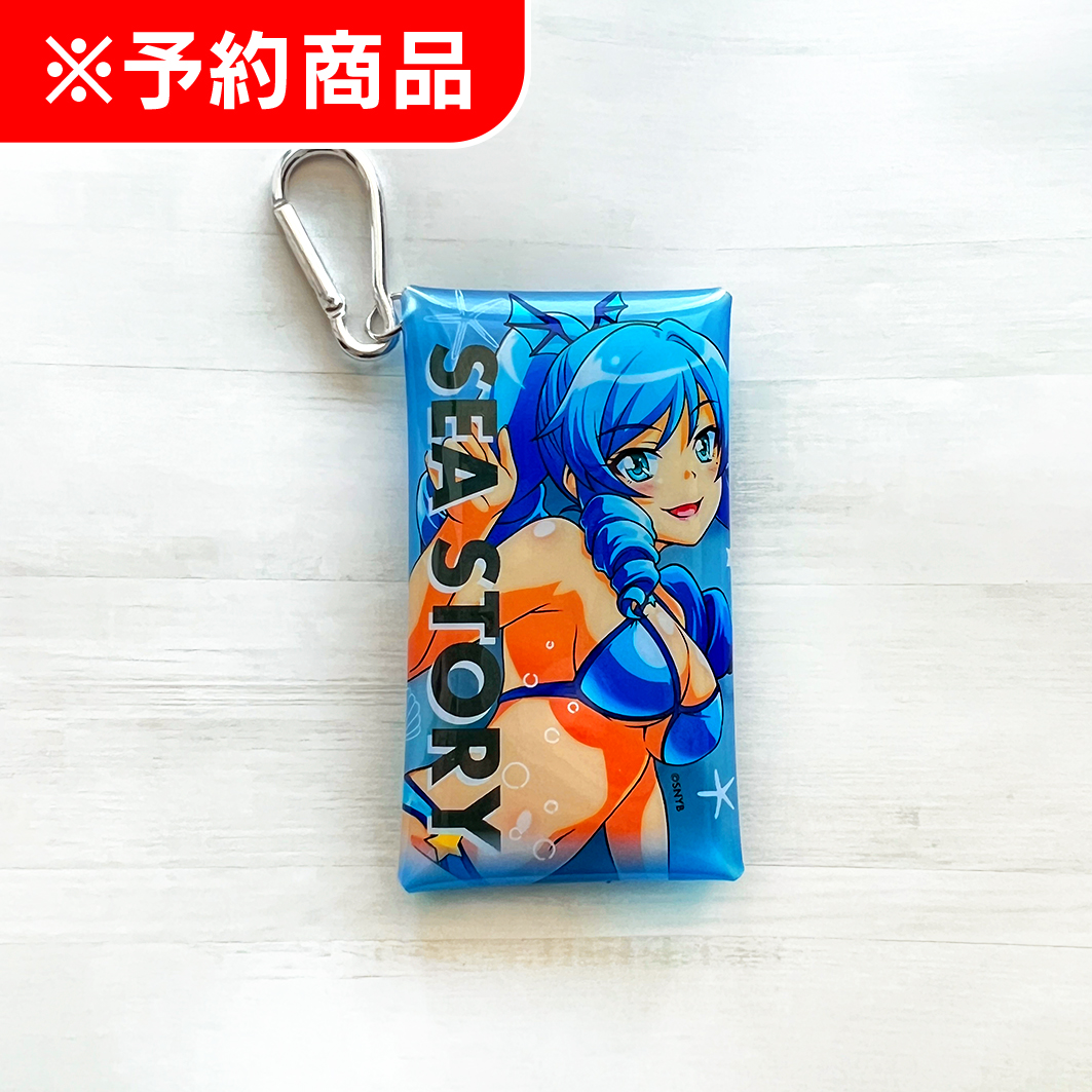 海物語 カラビナ付きクリアケース［ワリン］