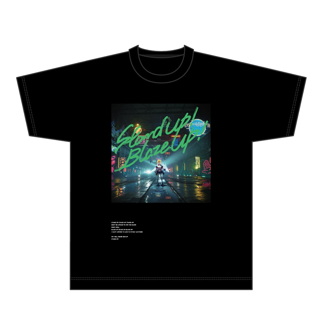 アイマリンプロジェクト＋＋ ビッグシルエットTシャツ Stand up! Blaze up!
