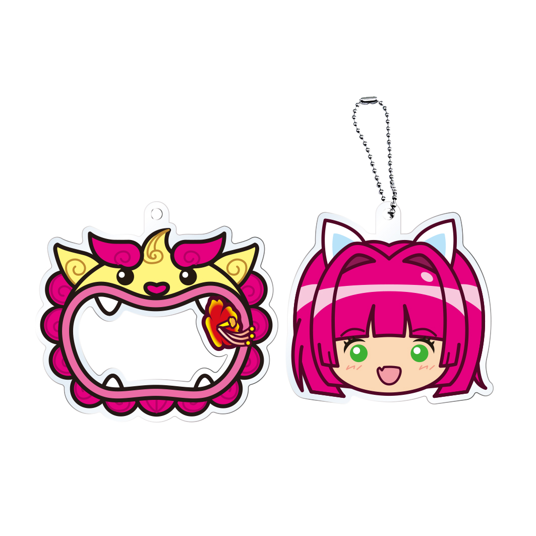 沖海6 着せ替えアクリルキーホルダー［シーサー］ウリン