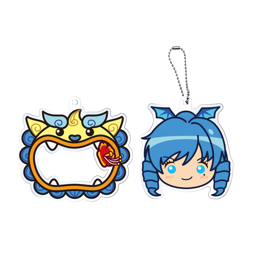 沖海6 着せ替えアクリルキーホルダー［シーサー］ワリン