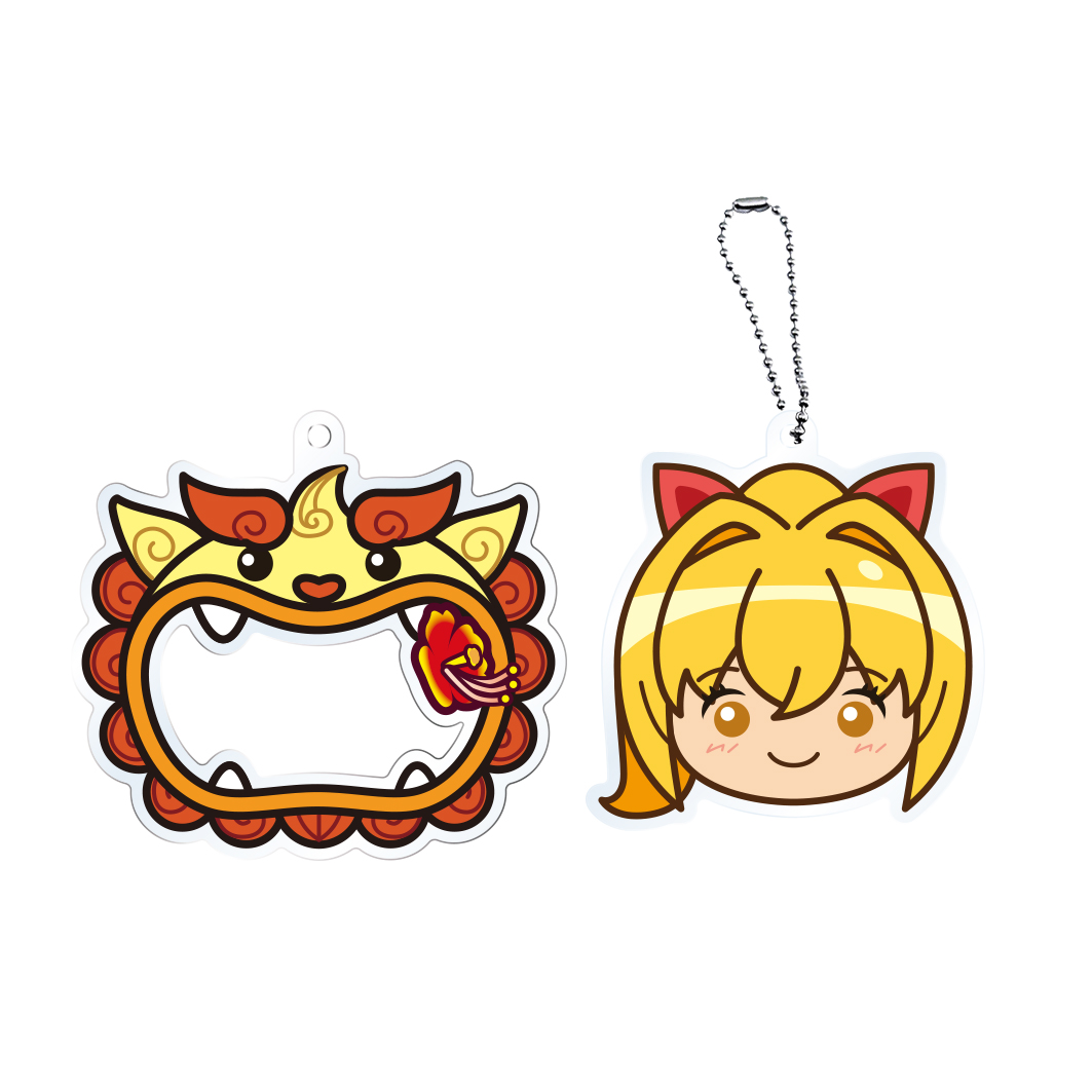 沖海6 着せ替えアクリルキーホルダー［シーサー］マリン