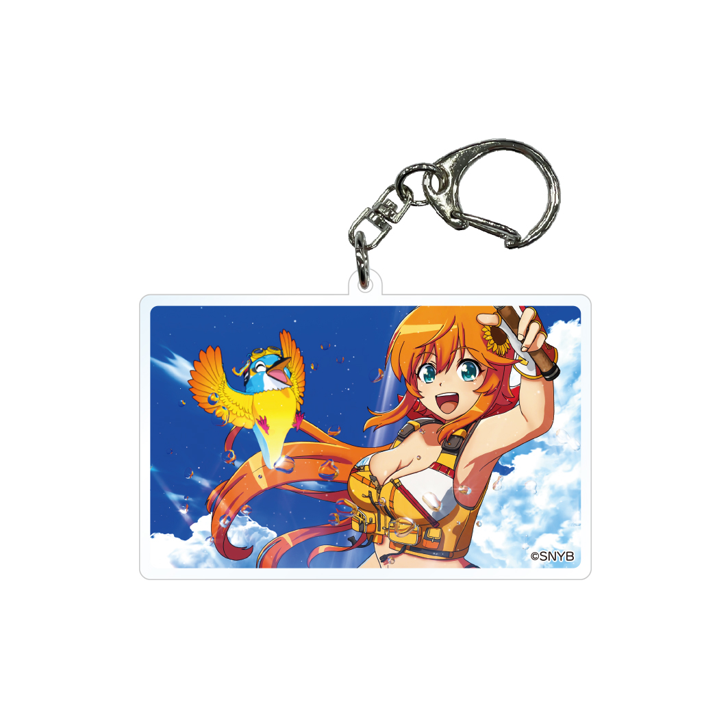 SANYO MUSICカード型アクリルキーホルダー【02】青空 Hop! Step! Jump!