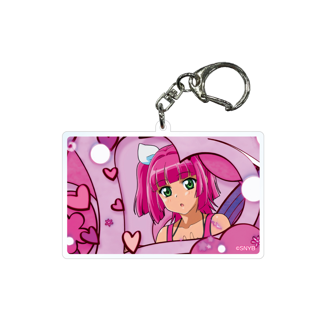 SANYO MUSICカード型アクリルキーホルダー【18】キラキラ☆彡ハッピー