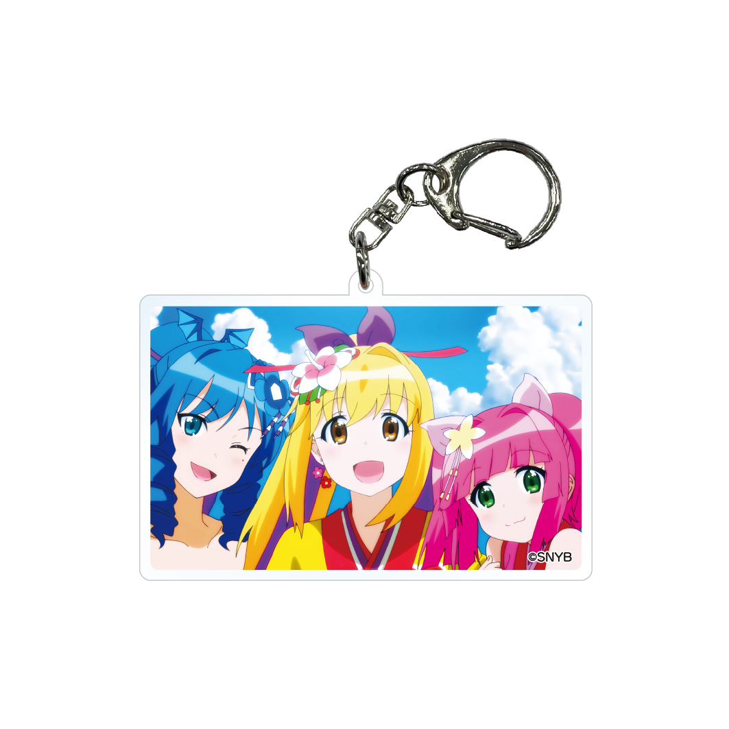 SANYO MUSICカード型アクリルキーホルダー【17】めんそ～れ おきうみ! [B]