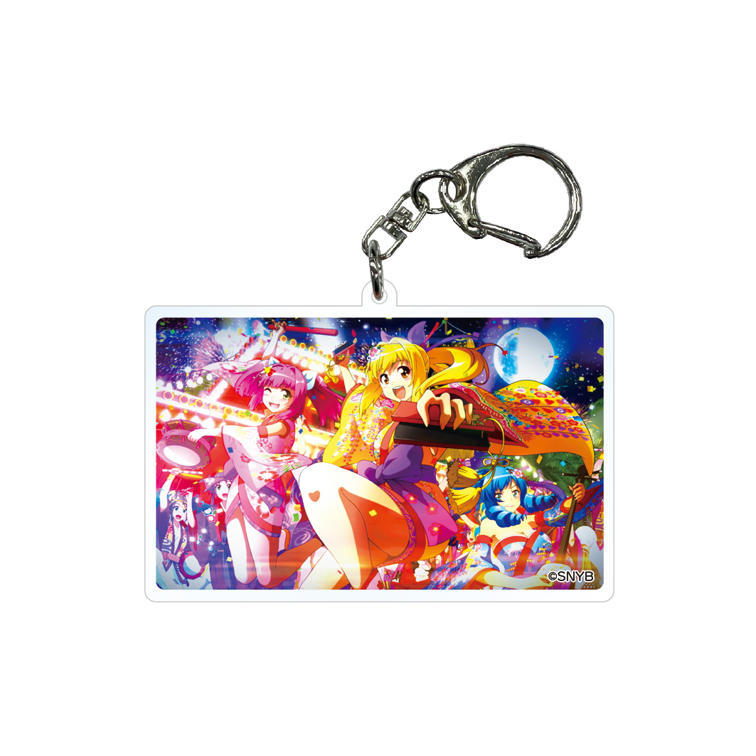 SANYO MUSICカード型アクリルキーホルダー【11】ダイナミック琉球 ～エイサーver.～