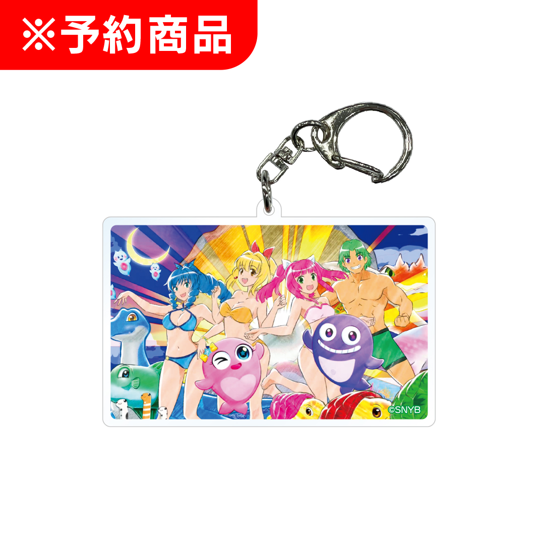 SANYO MUSICカード型アクリルキーホルダー【09】クジラッキーは、しクジラない！