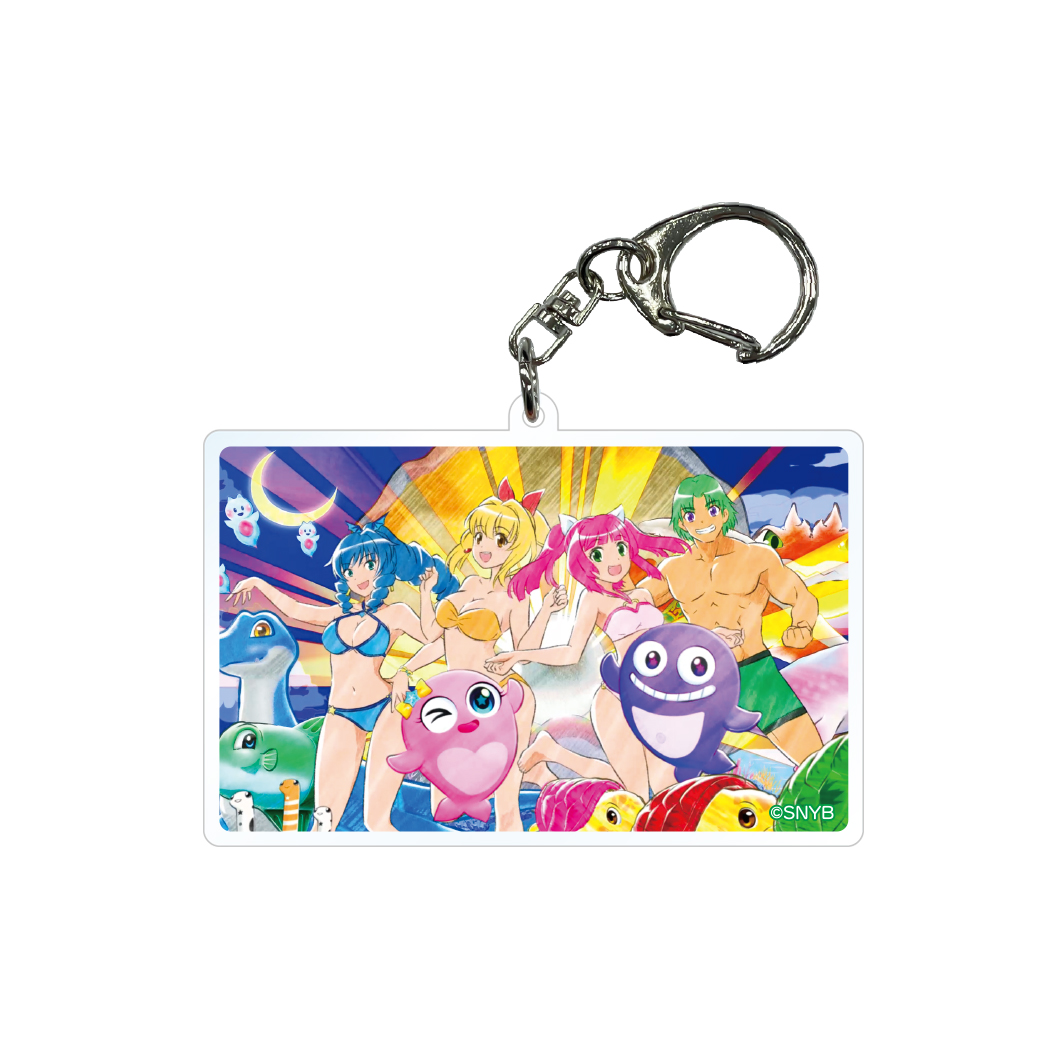 SANYO MUSICカード型アクリルキーホルダー【09】クジラッキーは、しクジラない！