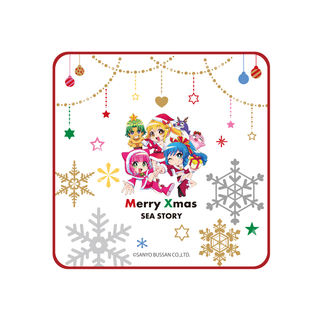 ななたまにあ タオルハンカチ サンタ集合Ver.