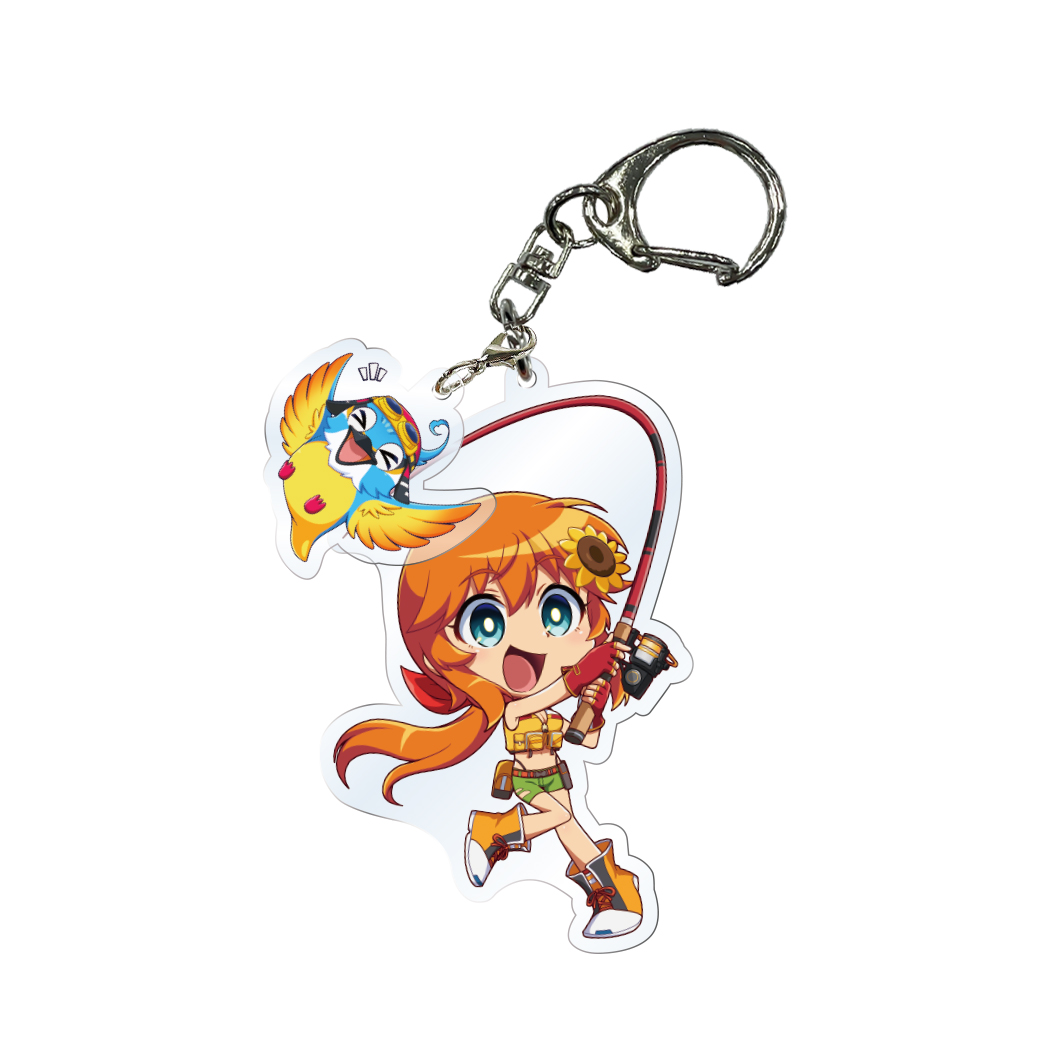 清流物語4 ウキウキ79ver. ななたまにあ ナツキ チャーム付きアクリルキーホルダー