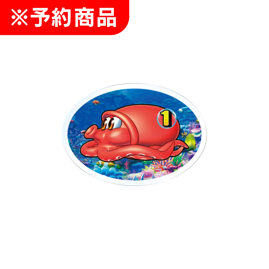 海物語 図柄アクリルバッジ タコ