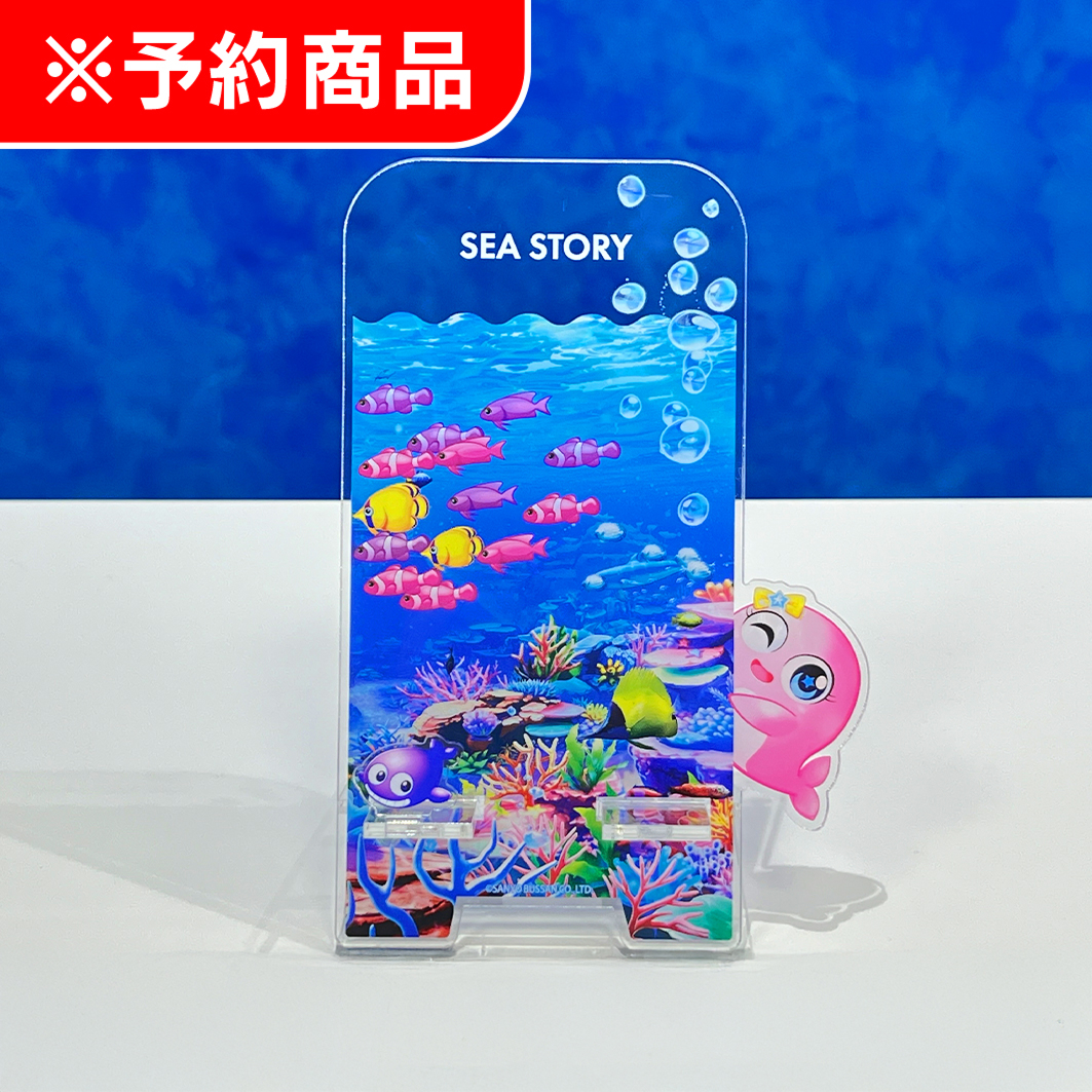 クリアスマホスタンド クジラブリー