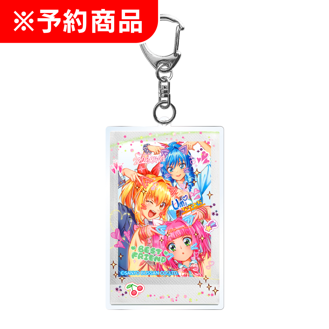 海物語 にゃんにゃんピース アクリルキーホルダー