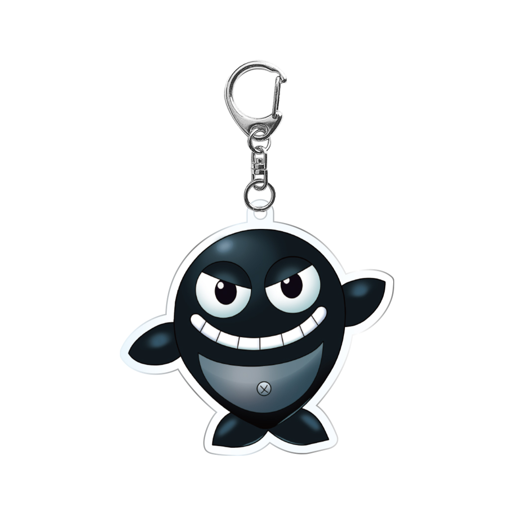 アクリルキーホルダー ブラッククジラッキー