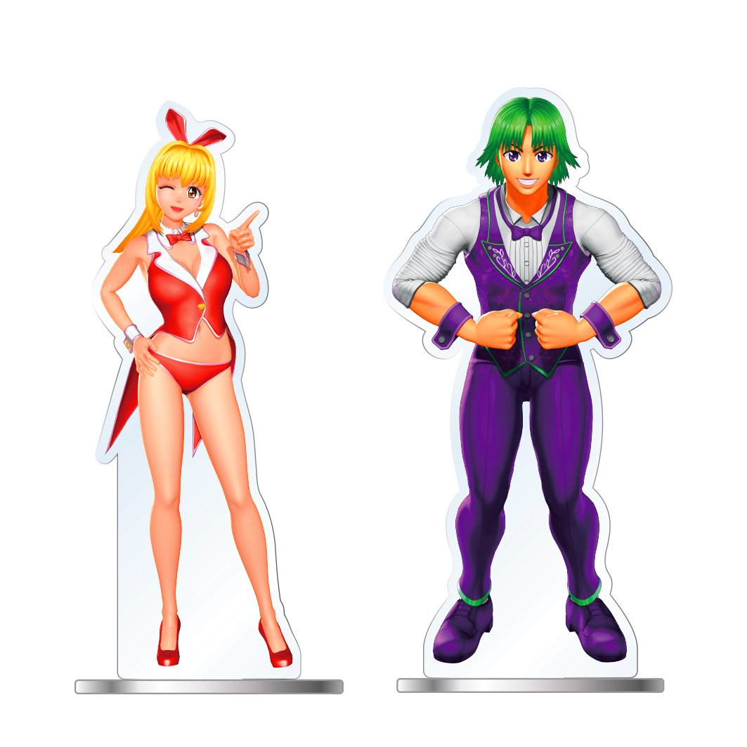 海物語 アクリルスタンド 3D LUCKYジャンケン マリン／サム