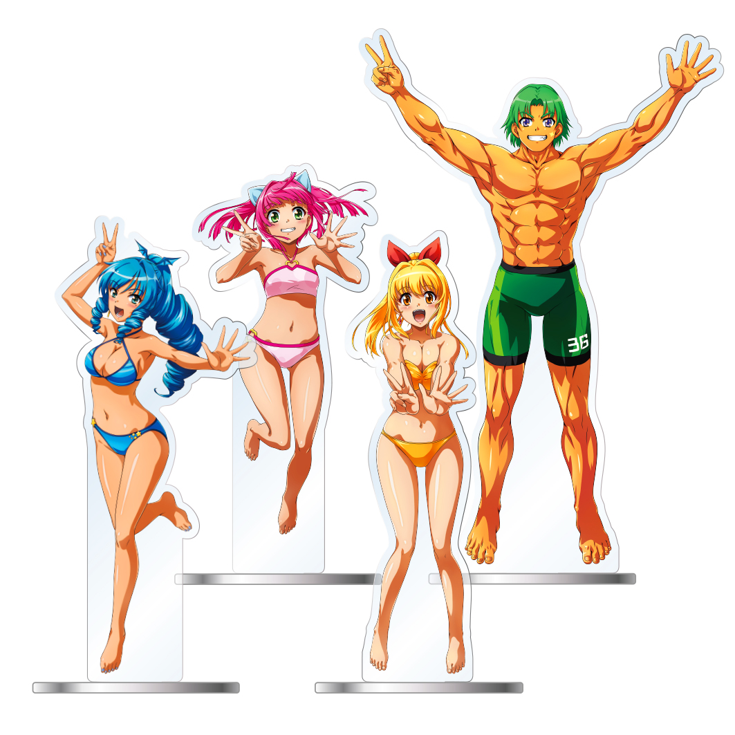 海物語 アクリルスタンド 海25周年 マリン／ワリン／ウリン／サム