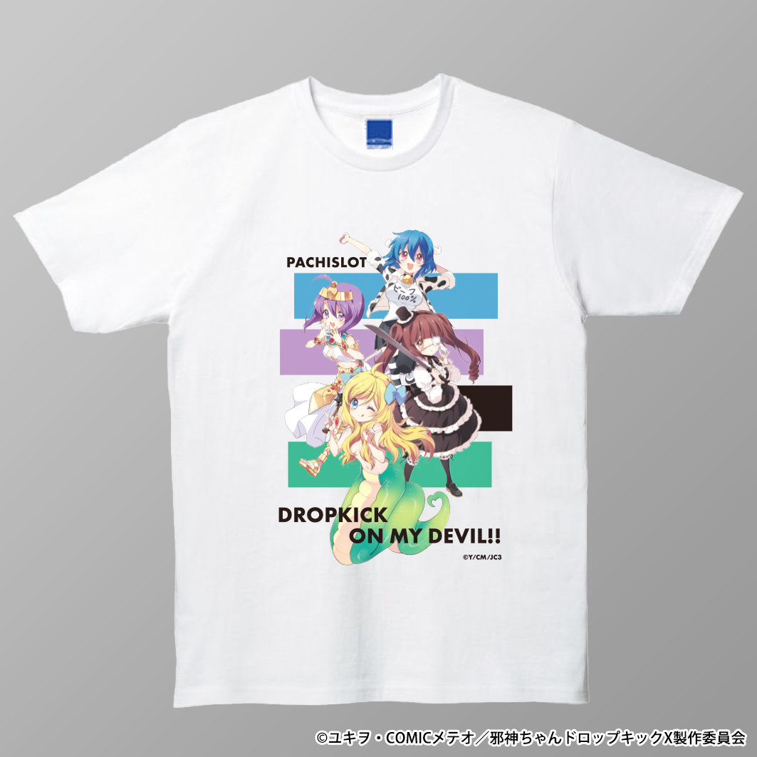 L邪神ちゃんドロップキック Tシャツ 王道Ver. White